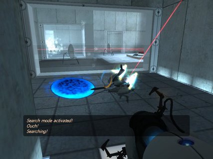 Portal Drone Gun Searching Owned