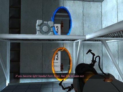 Portal Multiple Chell Blue Orange