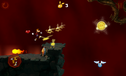 Rayman Jungle run Fireball