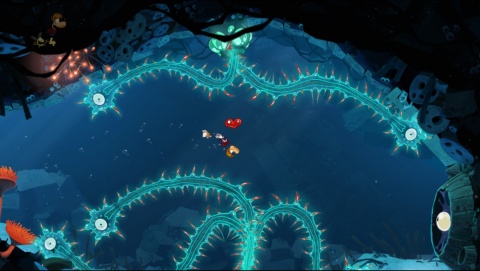 Rayman Origins Swim
