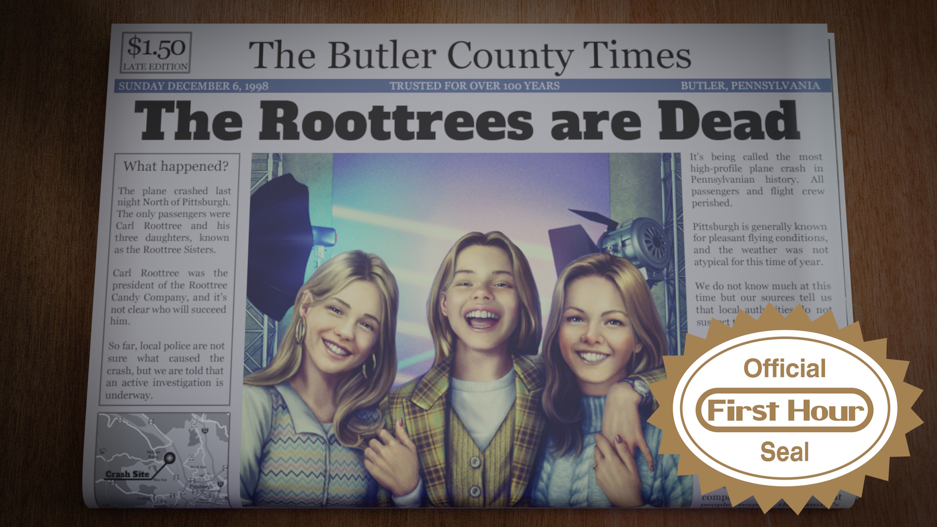 roottrees are dead newspaper carly rhiley rhayna