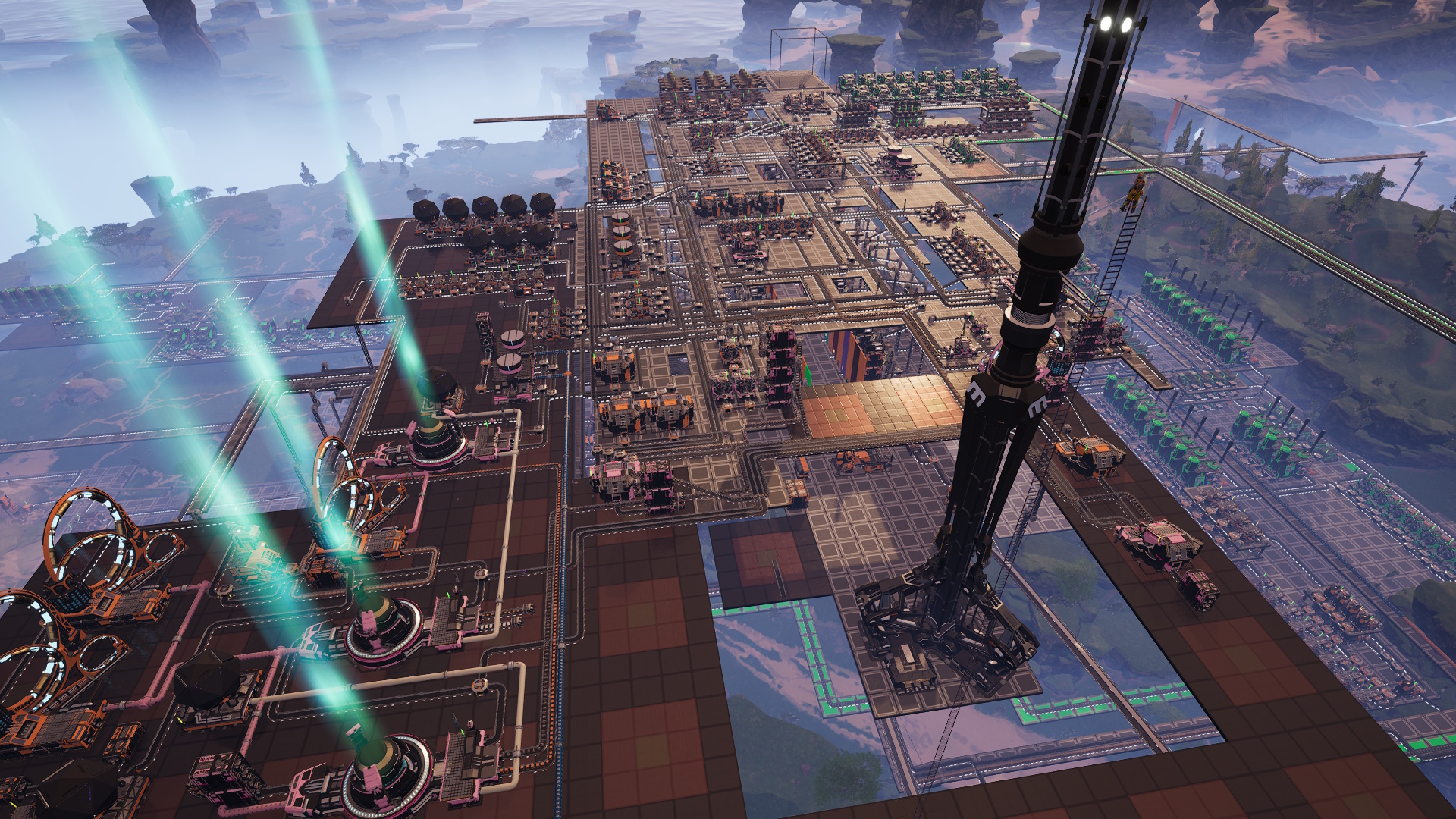 Satisfactory Mega Factory Space Elevator