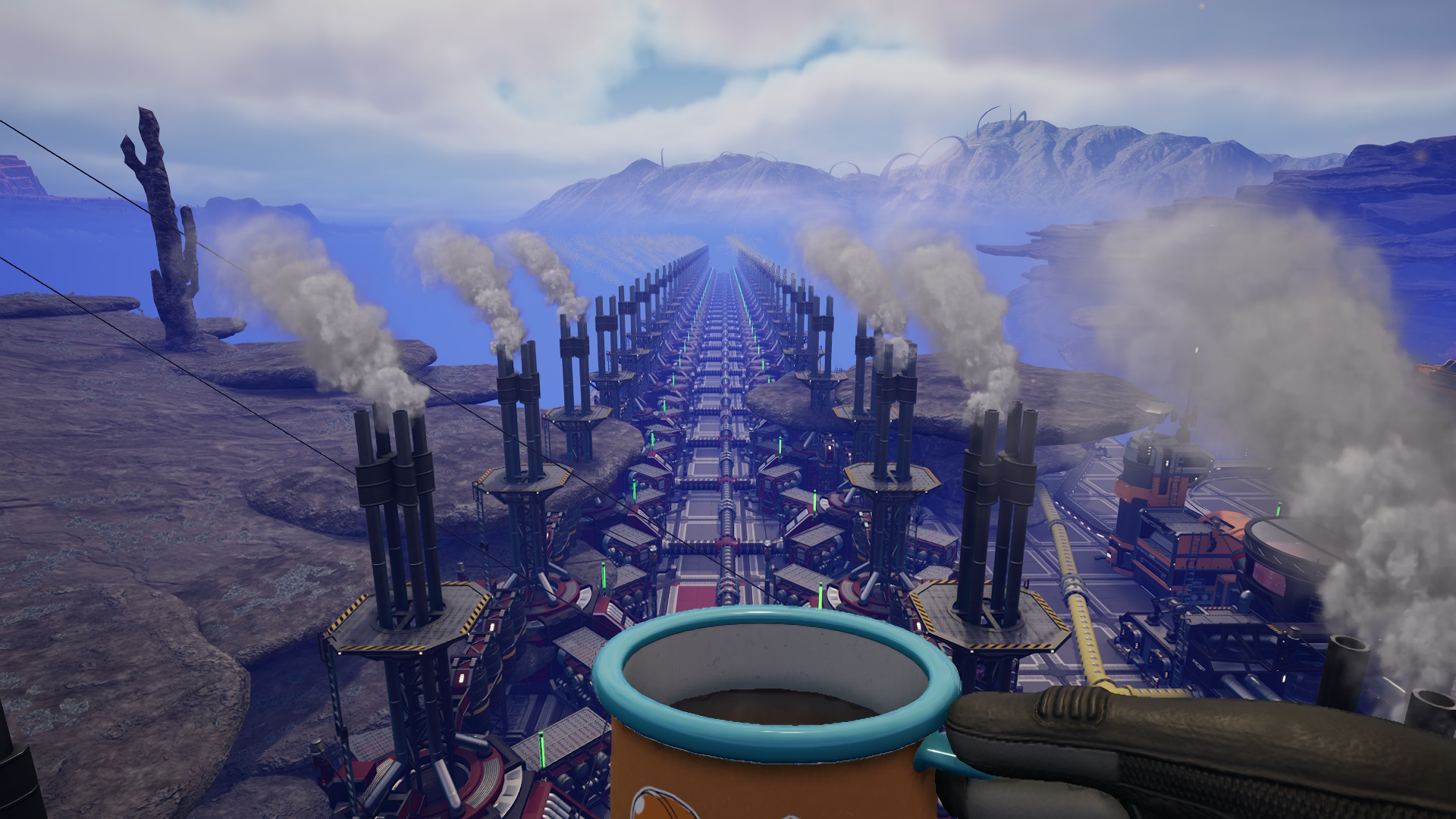 Satisfactory Oil Fuel Power Coffee Cup