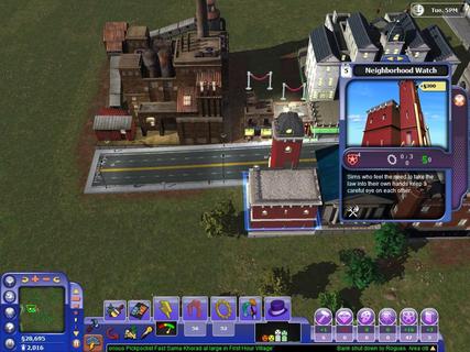 Simcity Societies Neighborhood Watch