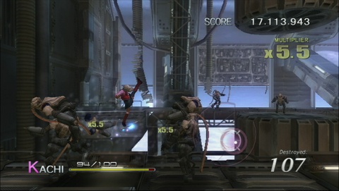 sin and Punishment Star Successor Kick