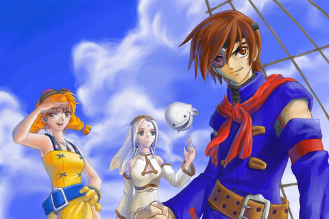 Skies Of Arcadia Art Fifi Xu Vyse Aika Fina Fegan