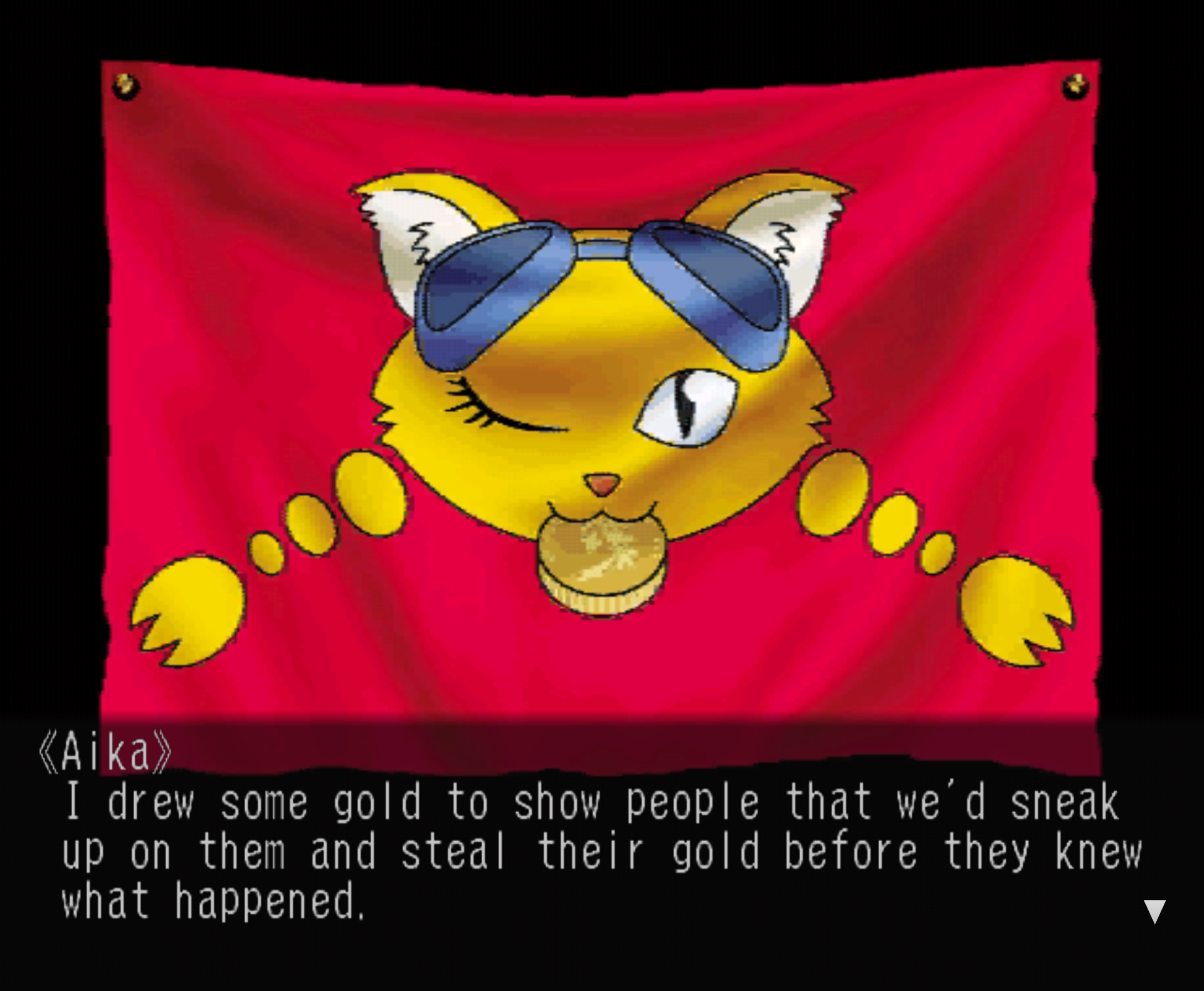 Skies Of Arcadia Legends Aika Cat Flag