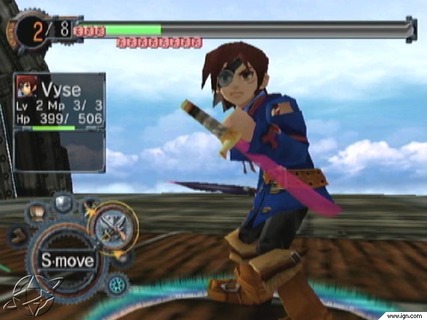 Skies Of Arcadia Vyse S Move