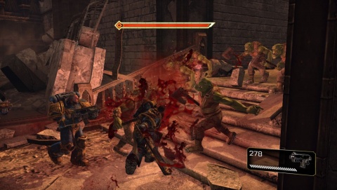 Space Marine ork Blood Gore