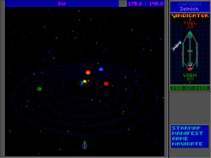 Star Control 2 Solar System View