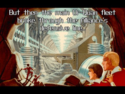 Star Control 2 Ur Quan Fleet Cutscene