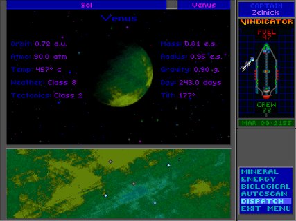 Star Control 2 Venus Scan
