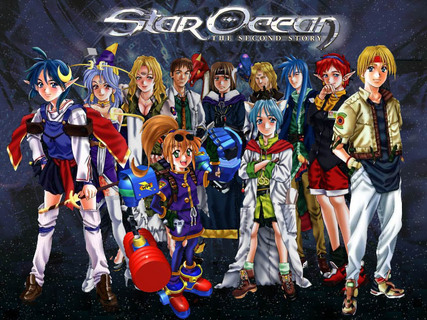 Star Ocean 2 Second Story Character Art