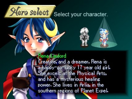Star Ocean 2 Second Story Rena Info