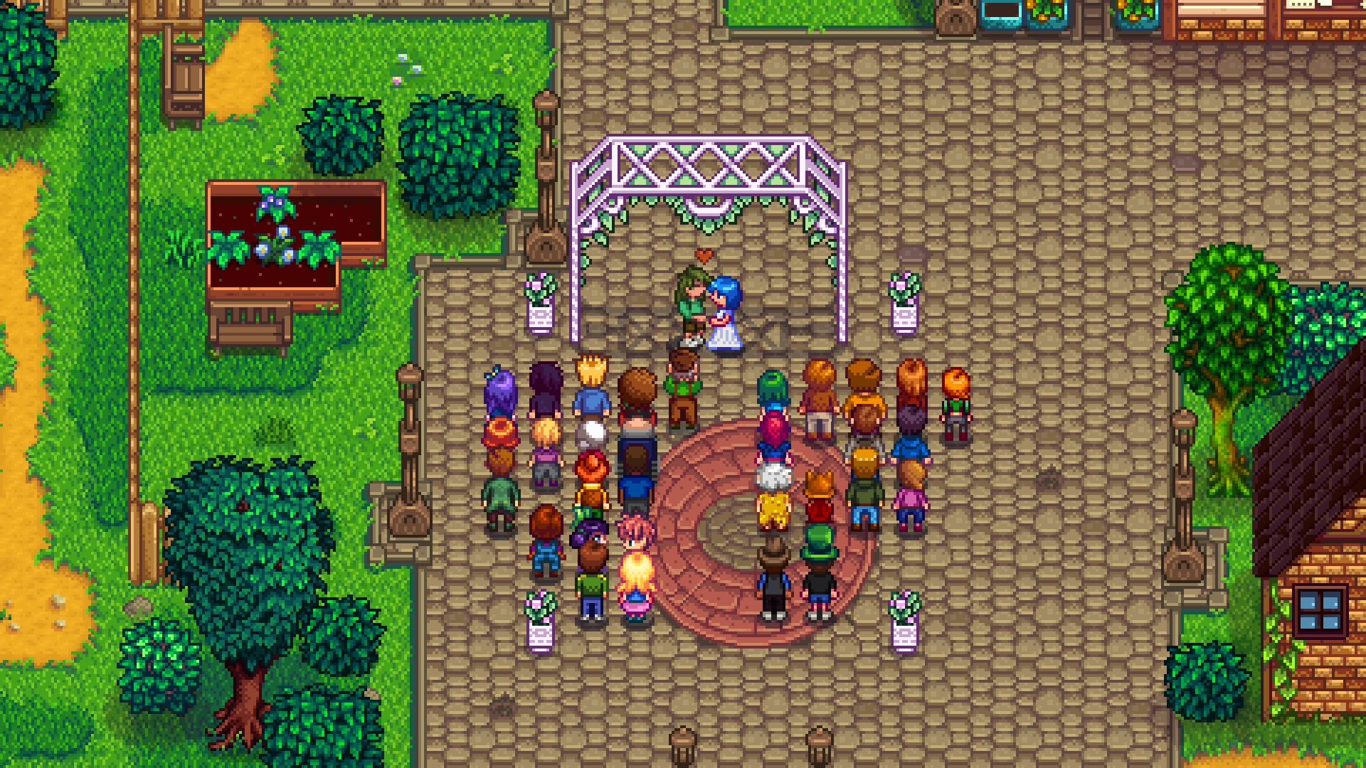 stardew valley emily wedding