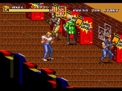 Streets Of Rage 2 Axel Bare Knuckle Arcade