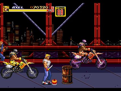 Streets Of Rage 2 Axel Bikers Knife