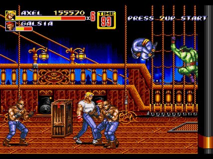 Streets Of Rage 2 Axel Galsia Ninjas