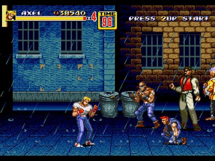 Streets Of Rage 2 Axel Rain Streets