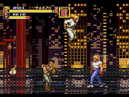 Streets Of Rage 2 Axel Reid Skyscrapers