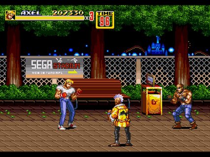 Streets Of Rage 2 Axel Sega Stadium