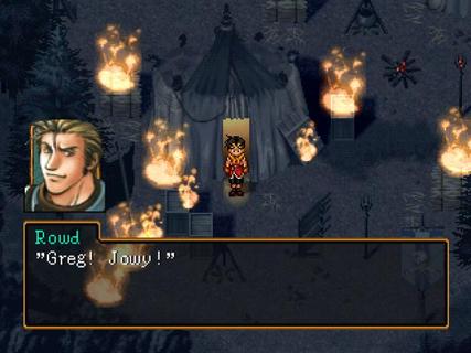 Suikoden 2 Riou Jowy Camp On Fire