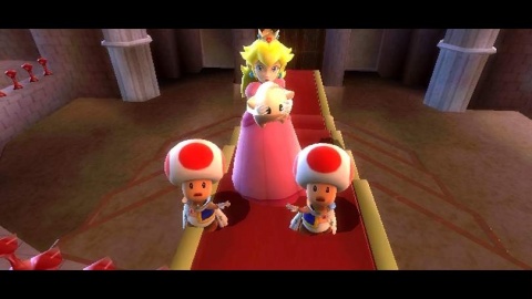 Super Mario Galaxy Peach Toad Shock