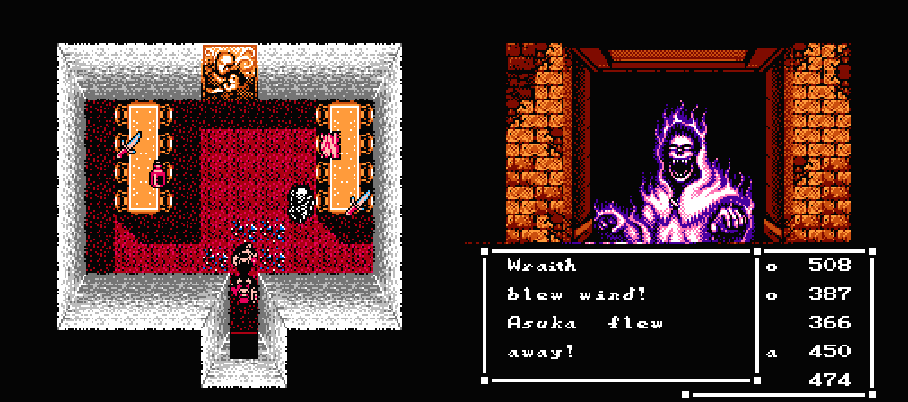 Sweet Home Rpg Top Down Wraith Battle