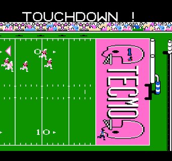 Tecmo Super Bowl Giants Touchdown
