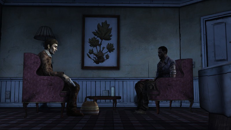 the Walking Dead no Time Left lee the Stranger