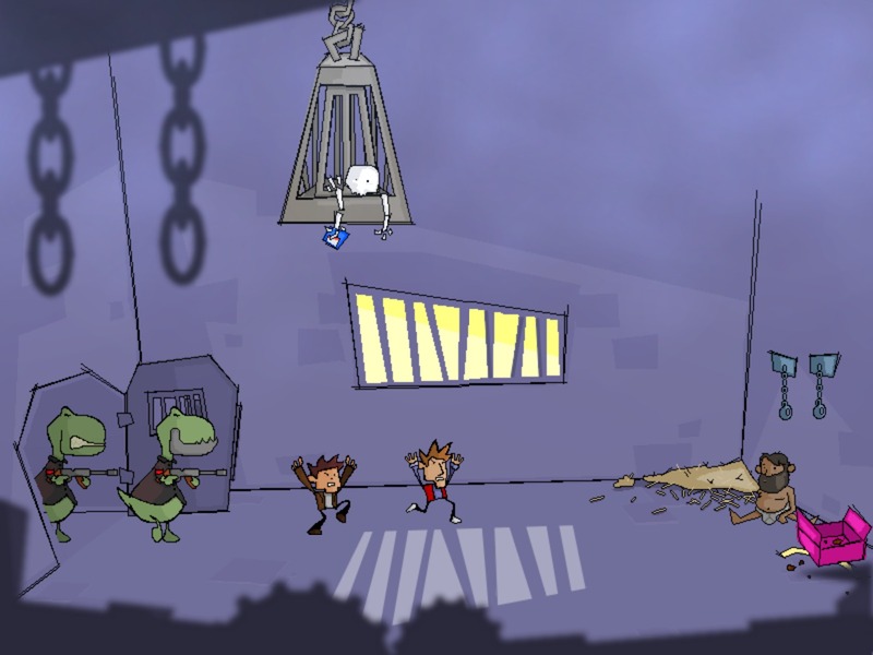 Time Gentlemen Please ben dan Jail Dinosaurs