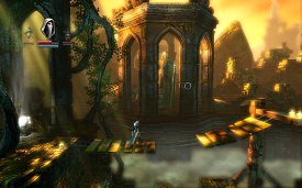 Trine 2 Statue fog