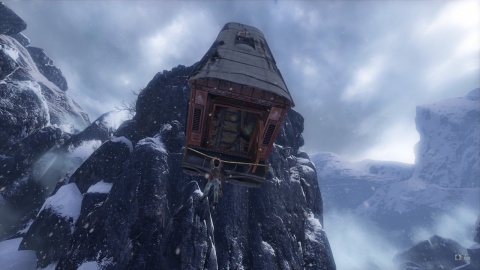 Uncharted 2 Nathan Drake Snow Train Crash