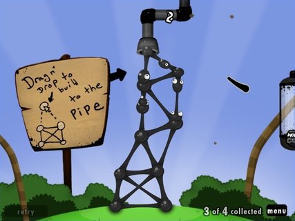 World Of Goo Going Up Pipe