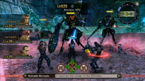 Xenoblade Chronicles Dunbar Mechon Monado Fight