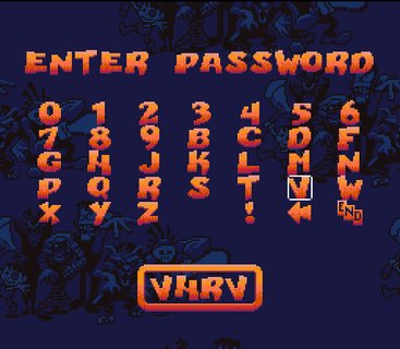 Zombies Ate My Neighbors Password Entry